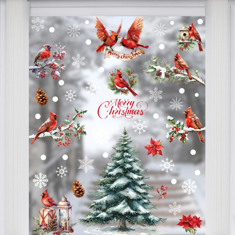 สติ๊กเกอร์ตกแต่งหน้าต่างคริสต์ - Snowflake Window Decal บทวิจารณ์และราคา