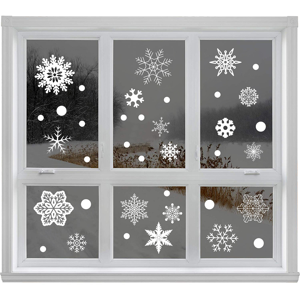 สติกเกอร์ติดหน้าต่างของขวัญคริ - Snowflake Window Decal บทวิจารณ์และราคา