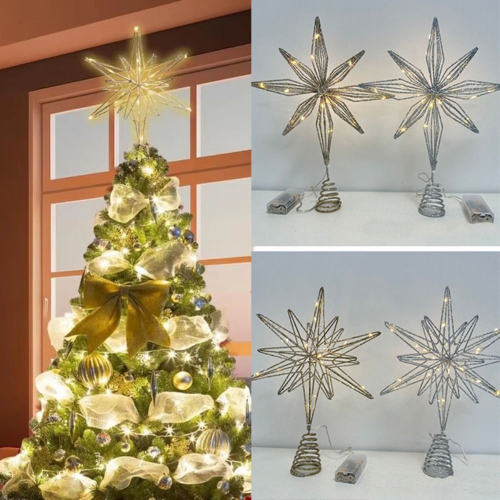 Star Christmas Tree Topper ไฟ  - Star Tree Topper บทวิจารณ์และราคา