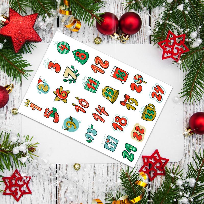 สุขสันต์วันคริสต์มาสสติกเกอร์จ - Advent Calendar Gift บทวิจารณ์และราคา
