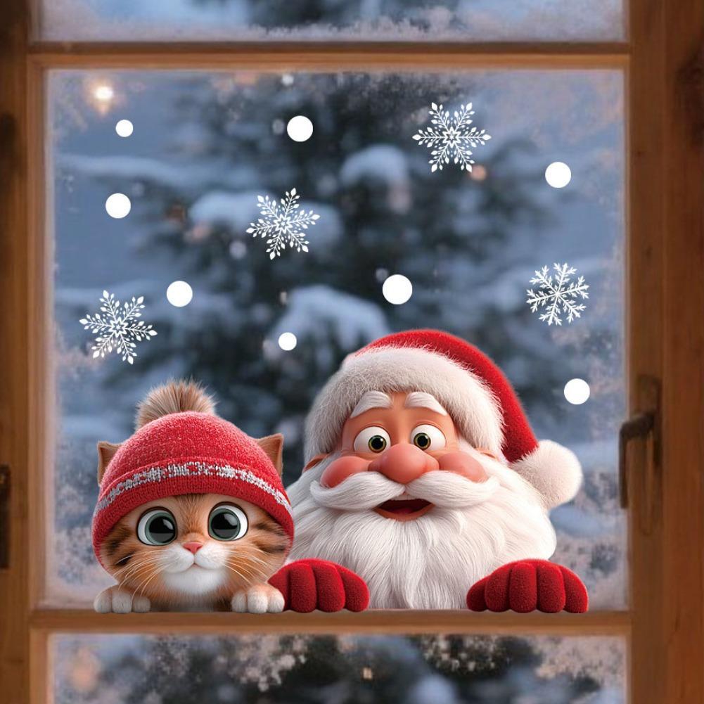 สติ๊กเกอร์ติดกระจกคริสต์มาส 2  - Snowflake Window Decal บทวิจารณ์และราคา