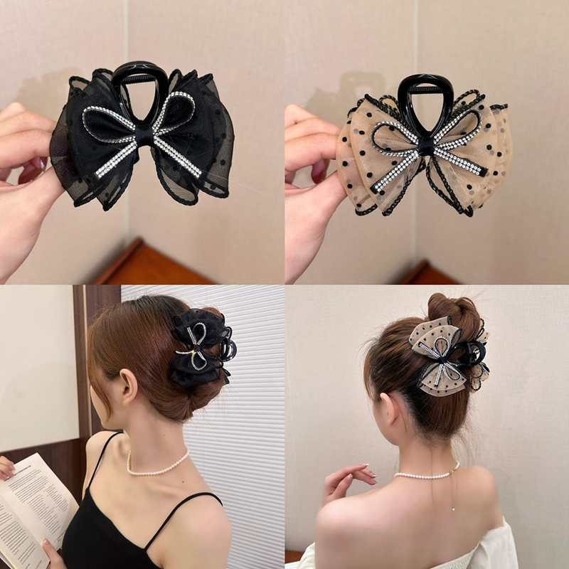 กิ๊บติดผมตาข่ายประดับโบว์สวยหร - Ribbon Bow Gift บทวิจารณ์และราคา