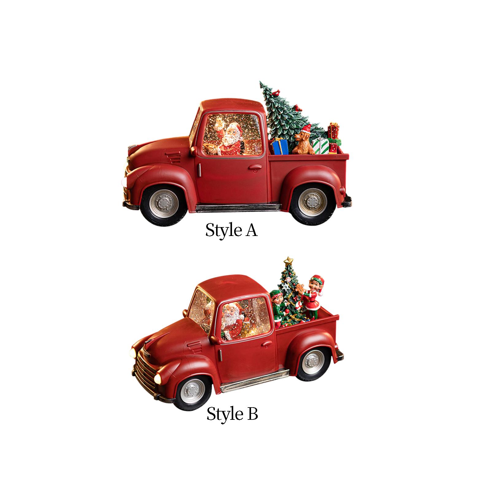 รถบรรทุกตกแต่งคริสต์มาสพร้อมไฟ - Snow Globe Musical บทวิจารณ์และราคา