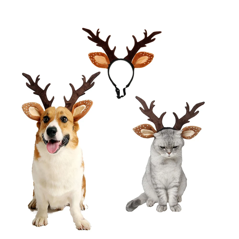 ที่คาดผมรูปหัวสุนัข หมวกแฟนซีร - Reindeer Antlers Headband บทวิจารณ์และราคา