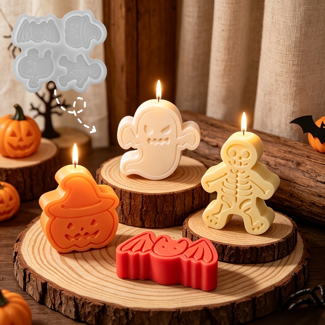 ชุดแม่พิมพ์ซิลิโคน 4 ช่องสำหรั - Holiday Candle Set บทวิจารณ์และราคา