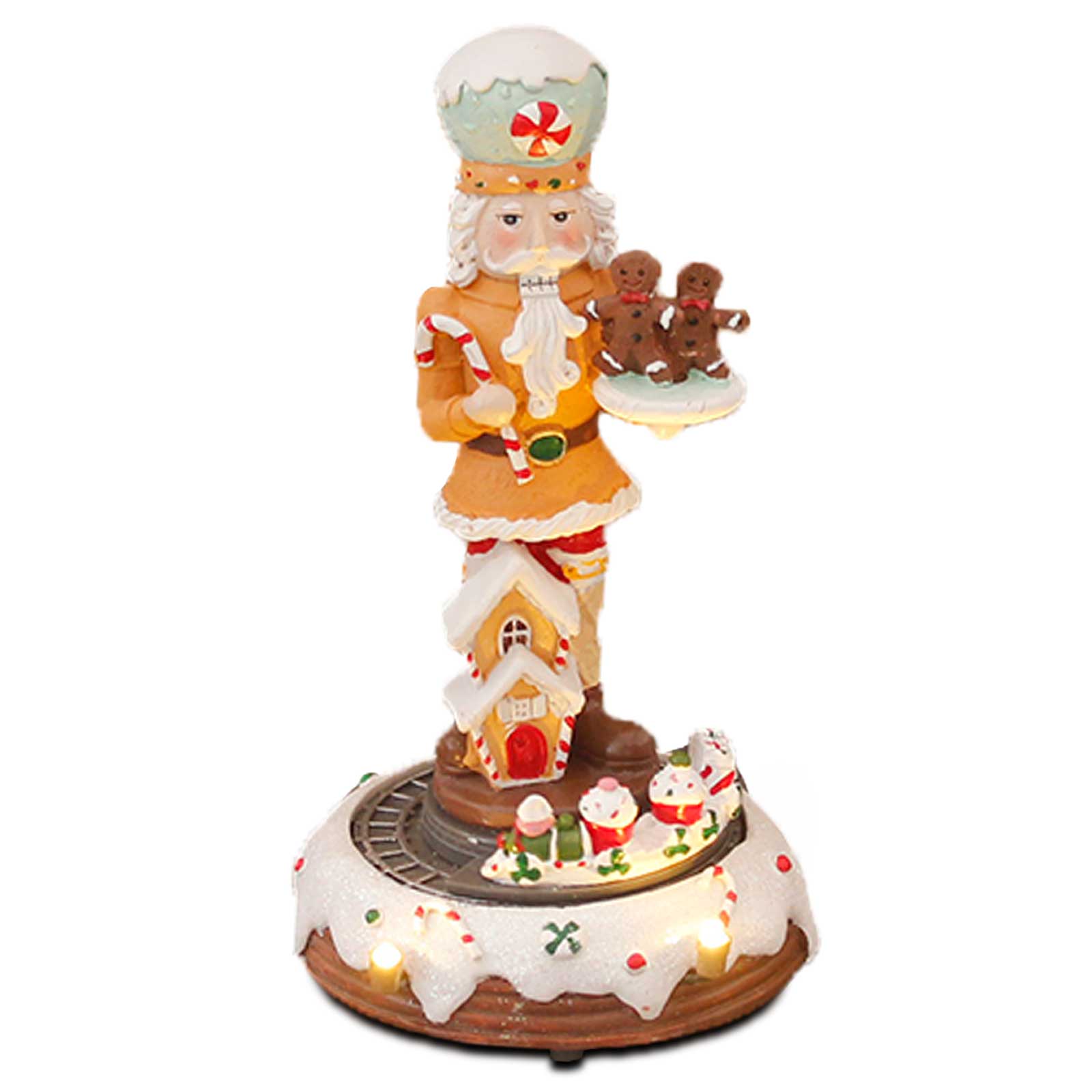 ของสะสมขนมปังขิงของสะสมรูปรถไฟ - Nutcracker Figurine บทวิจารณ์และราคา