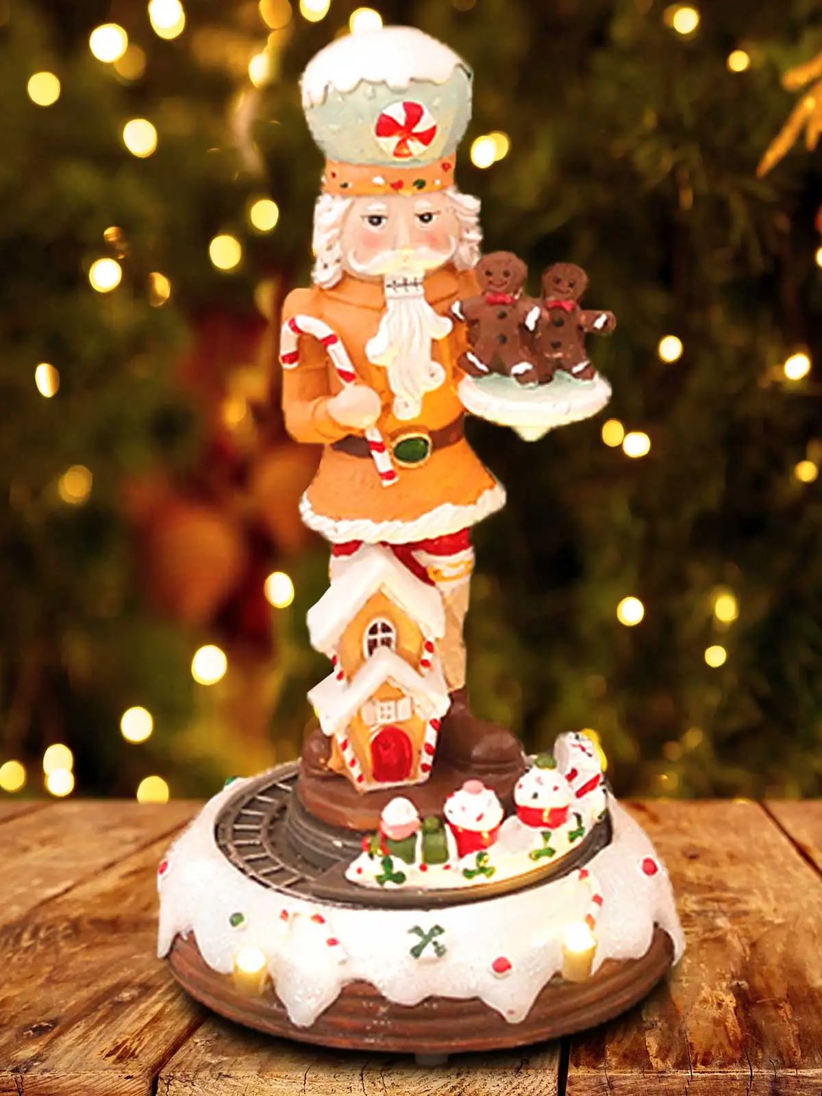 ของสะสมขนมปังขิงของสะสมรูปรถไฟ - Nutcracker Figurine บทวิจารณ์และราคา