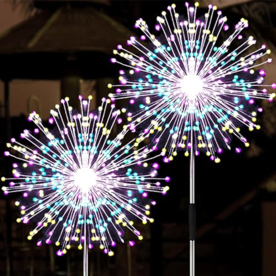 ไฟพลังงานแสงอาทิตย์รูปดอกไม้ไฟ - Christmas Lights Outdoor บทวิจารณ์และราคา