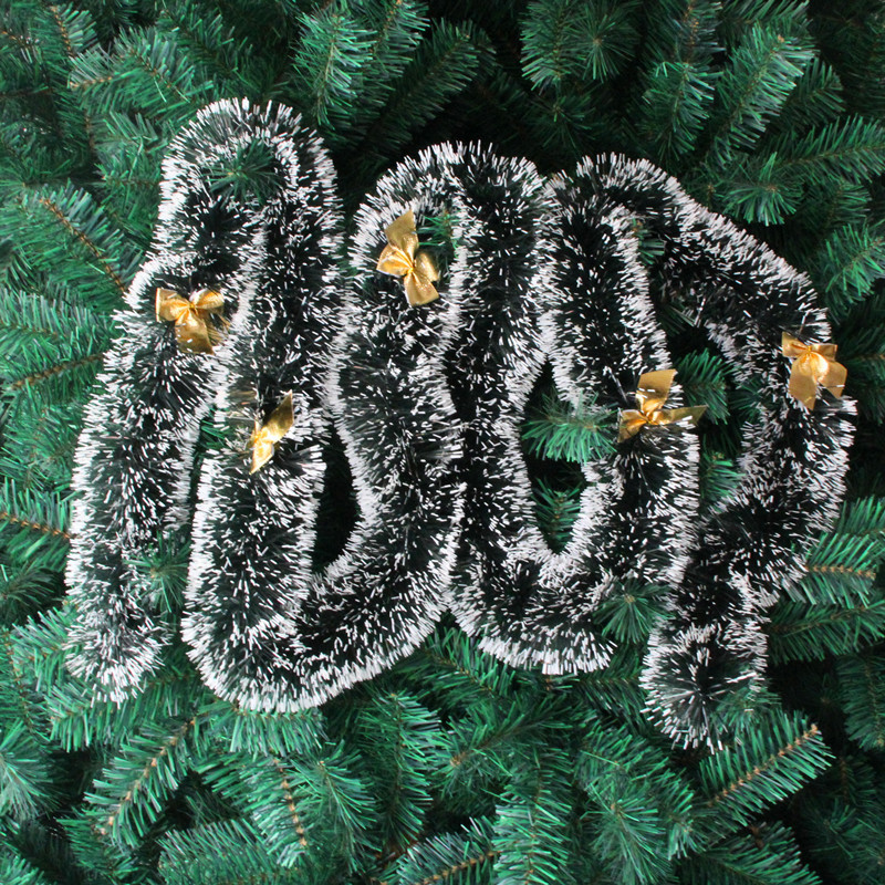 พวงมาลัยคริสต์มาสประดับด้วยไฟ  - Tinsel Garland Decoration บทวิจารณ์และราคา