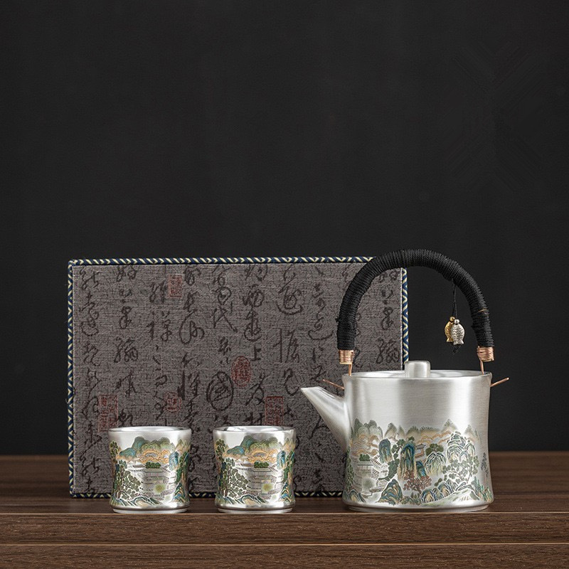 ชุดน้ำชาคุนฟู PYH Liu Yin แบบห - Gift Box Wrap Set บทวิจารณ์และราคา