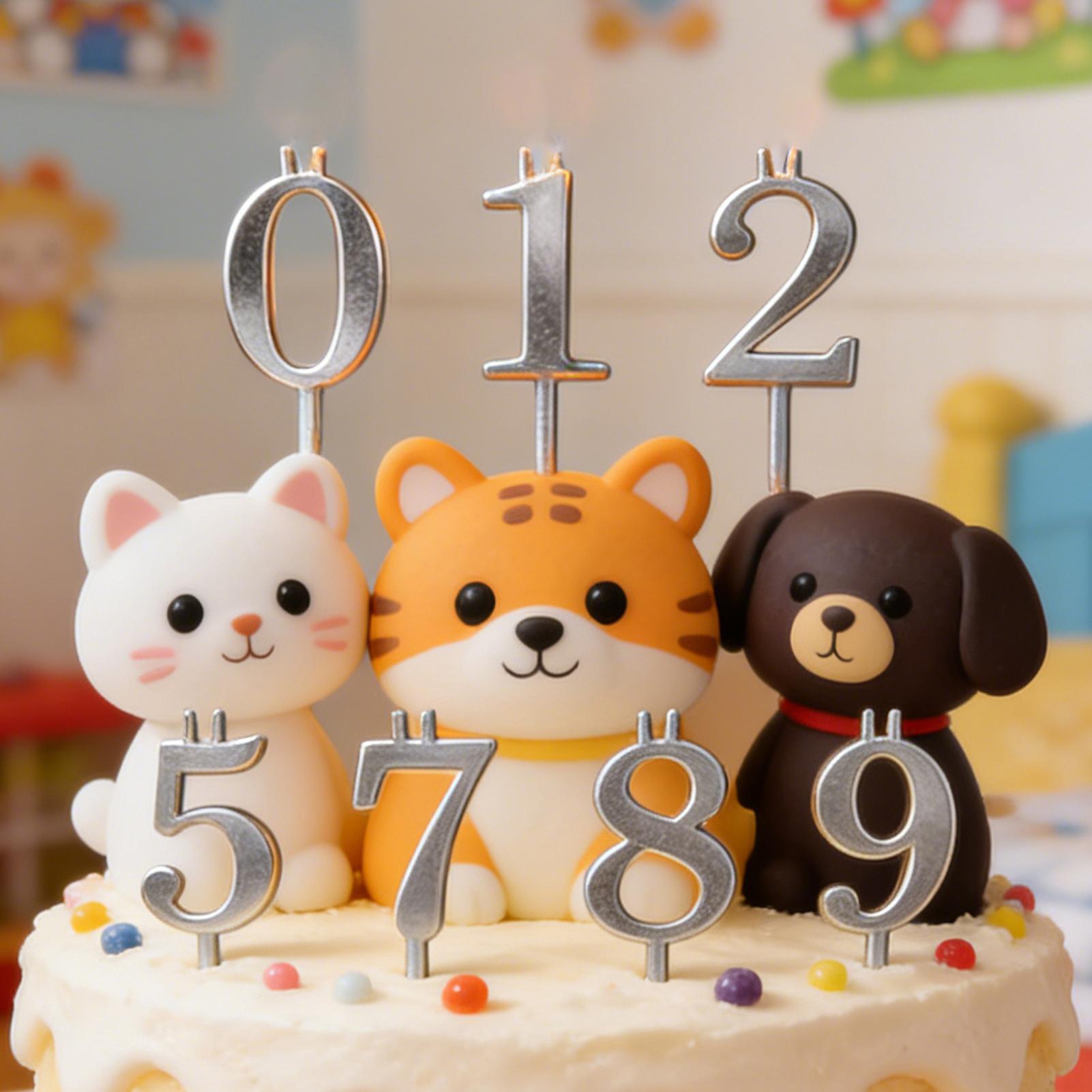 ชุดที่วางเทียนรูปตัวเลข 0-9 จำ - Holiday Candle Set บทวิจารณ์และราคา